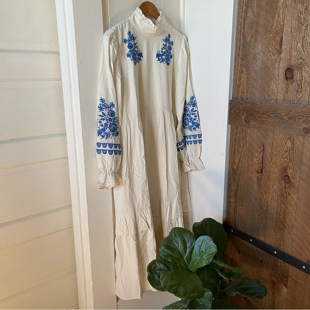 Meadows Lucerne Dress - cream